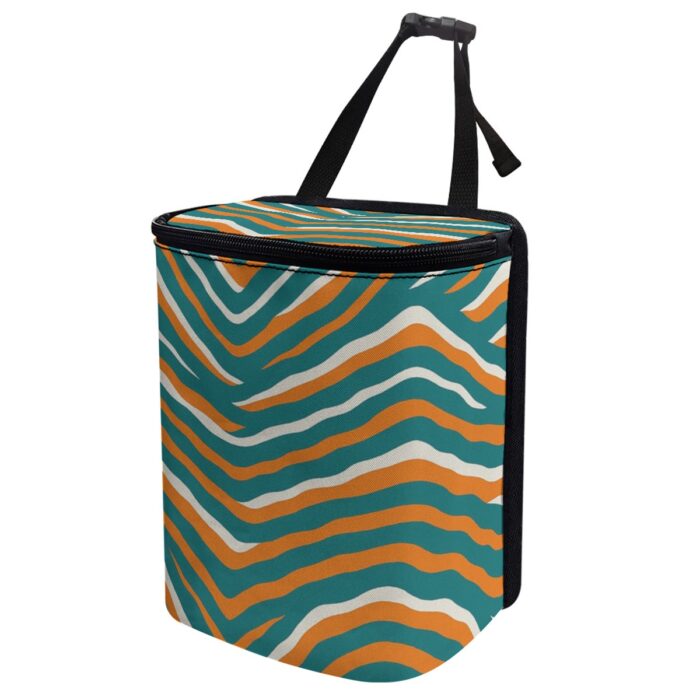 Miami Dolphins Zubaz Car Hanging Trash Bin - Image 2