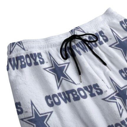 Dallas Cowboys Zubaz All-Over Print Unisex Thicken Pajama Suit
