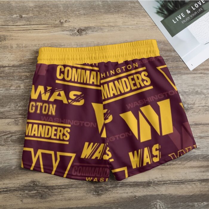 Washington Commanders Women's Casual Shorts - Image 2