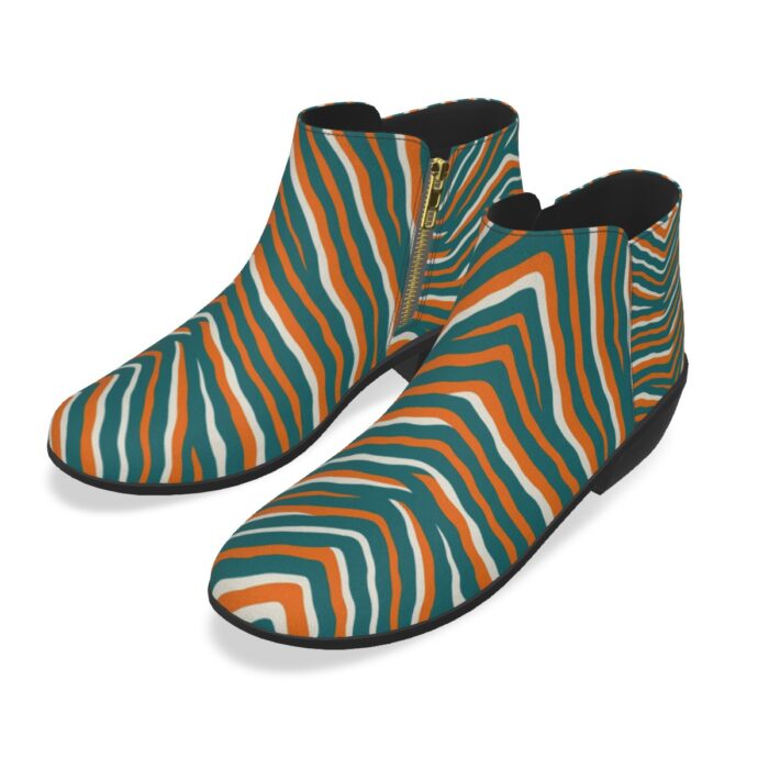 Miami Dolphins Zubaz Women's Fashion Boots - Image 2