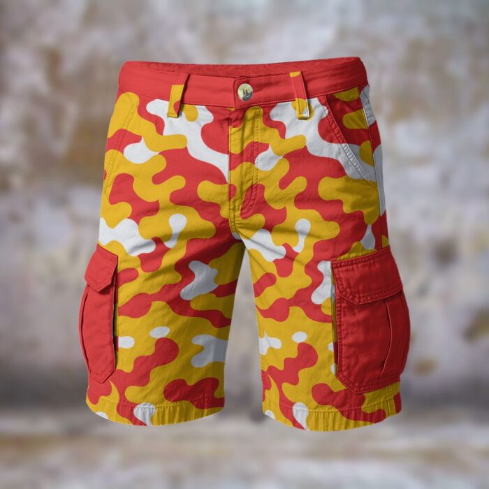 Kansas City Chiefs  camo Cargo Shorts - Image 2