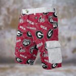 Georgia - Bulldogs university red Cargo Shorts - Image 2