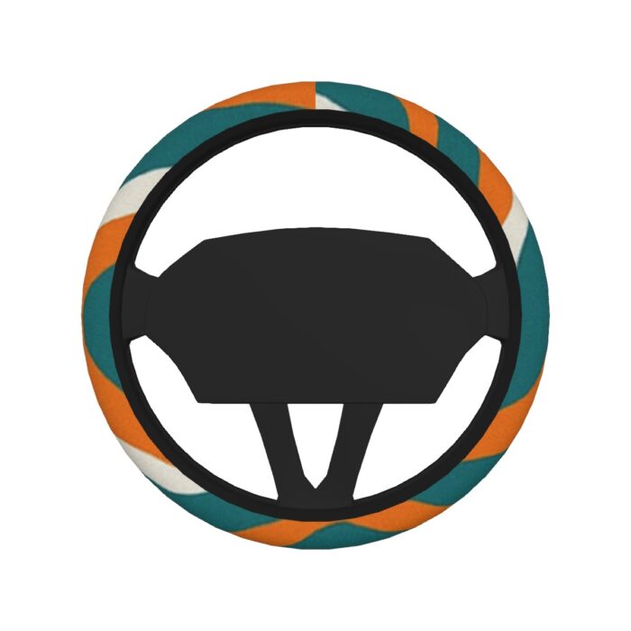 Miami Dolphins Zubaz All-over Print Steering Wheel Cover - Image 4