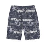Dallas Cowboys Zubaz All-Over Print Unisex Short Pants | 310GSM Cotton - Image 3