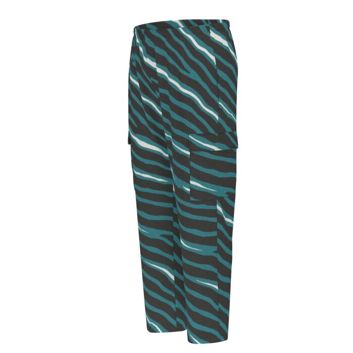 Philadelphia Eagles Zubaz All-Over Print Men's Cargo Pants|220GSM Birdseye - Image 6