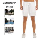 Pittsburgh Steelers Zubaz All-Over Print Men's Side Split Running Sport Shorts - Image 7