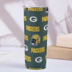 Green Bay Packers Custom 20OZ Straight Cup With Sliding Lid For The USA - Image 3