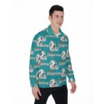 Miami Dolphins Zubaz All-Over Print Men's Long Sleeve Shirt - Image 4