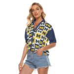 University of Michigan - Wolverines Women's V-neck Shirts - Image 3
