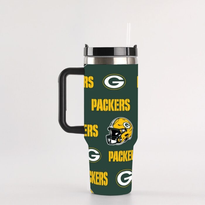 Green Bay Packers 40 oz Tumbler With Handle - Image 5