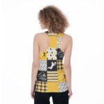 Pittsburgh Steelers Zubaz All-Over Print Women's Racerback Tank Top