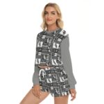 Chicago White Sox Women's Short Sweatshirt And Pants Suit - Image 2