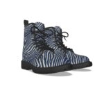 Dallas Cowboys Zubaz All-Over Print Women's Martin Short Boots With Black Bottom - Image 3