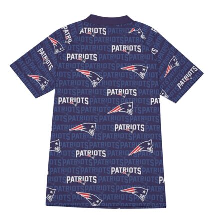 New England Patriots All-Over Print Men's Tight Surf Clothing With Half Sleeves