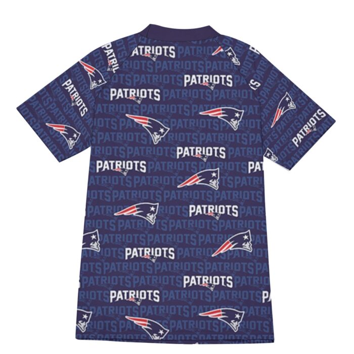 New England Patriots All-Over Print Men's Tight Surf Clothing With Half Sleeves - Image 1