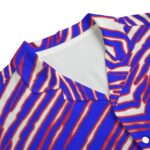 Buffalo Bills Zubaz All-Over Print Men's Hawaiian Rayon Shirt | 115GSM Rayon - Image 2