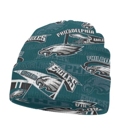 Philadelphia Eagles Zubaz All-Over Print Knitted Hat