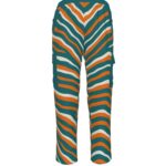 Miami Dolphins Zubaz All-Over Print Men's Pocket Cargo Pants - Image 3