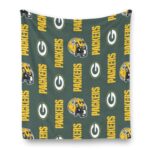 Green Bay Packers Single-Side Printing Flannel Blanket - Image 5