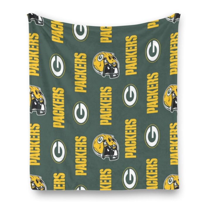 Green Bay Packers Single-Side Printing Flannel Blanket - Image 5