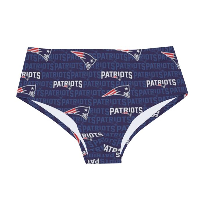 New England Patriots All-Over Print Men's Triangle Swim Trunks - Image 2