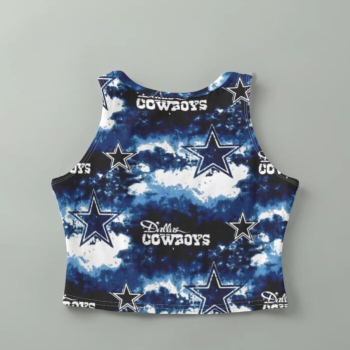 Dallas Cowboys Zubaz All-Over Print High-Stretch Short Women's Tank Top - Image 3