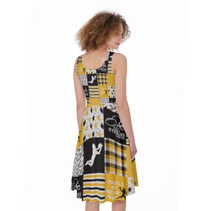 Pittsburgh Steelers All-Over Print Women's Sleeveless Dress