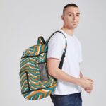 Miami Dolphins Zubaz All-Over Print Multifunctional Backpack - Image 3