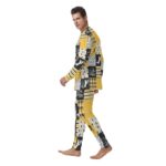 Pittsburgh Steelers All-Over Print Men's Pajamas - Image 2