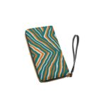 Miami Dolphins Zubaz Long Wallet With Black Hand Strap - Image 3