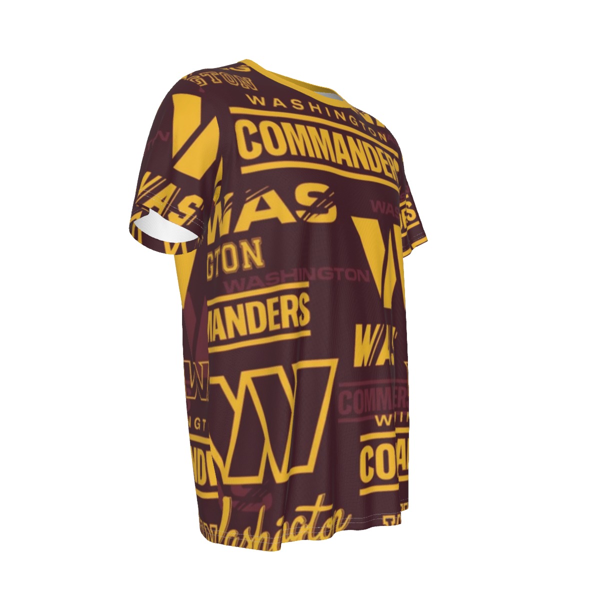 Washington Commanders Round Neck Short Sleeve T-Shirt - Image 3