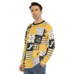 Pittsburgh Steelers All-Over Print Men's Long Sleeve T-shirt With Raglan Sleeve - Image 4