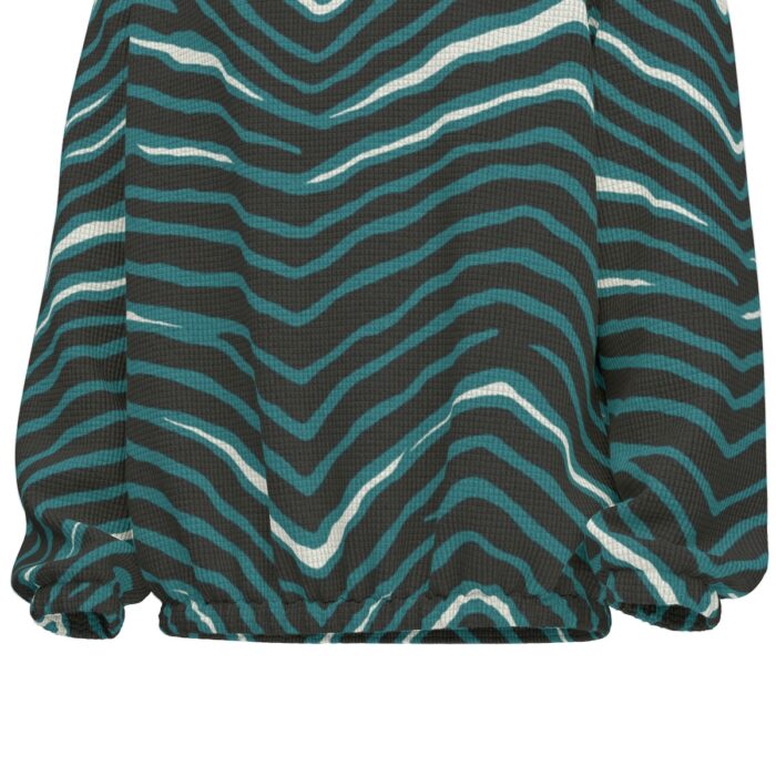 Philadelphia Eagles Zubaz All-Over Print Unisex Turtleneck Zippered Sweatshirt - Image 7