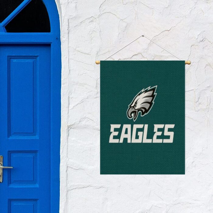 Philadelphia Eagles Zubaz All-Over Print Garden Flag - Image 1
