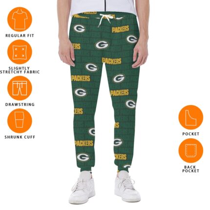 Green Bay Packers All-Over Print Men's Sweatpants