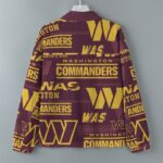 Washington Commanders  Casual Lapel Jacket - Image 2