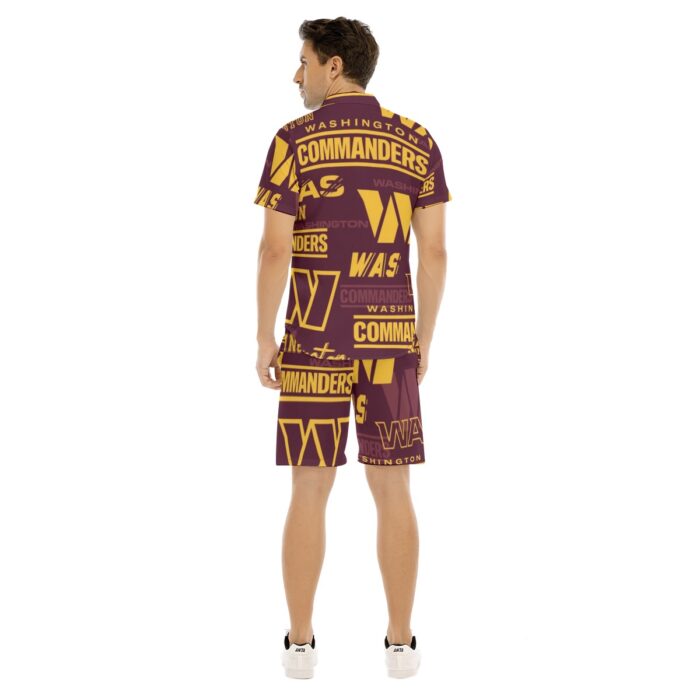 Washington Commanders  Men's Short Sleeve Shirt Set - Image 4