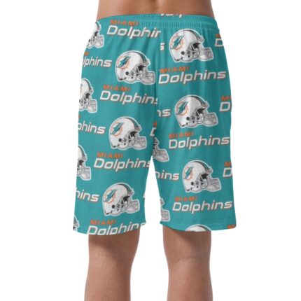 Miami Dolphins Zubaz All-Over Print Men's Casual Shorts