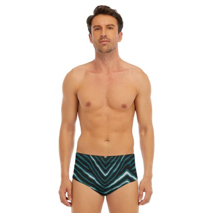 Philadelphia Eagles Zubaz All-Over Print Men's Triangle Swim Trunks