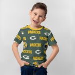 Green Bay Packers All-Over Print Kid's T-Shirt