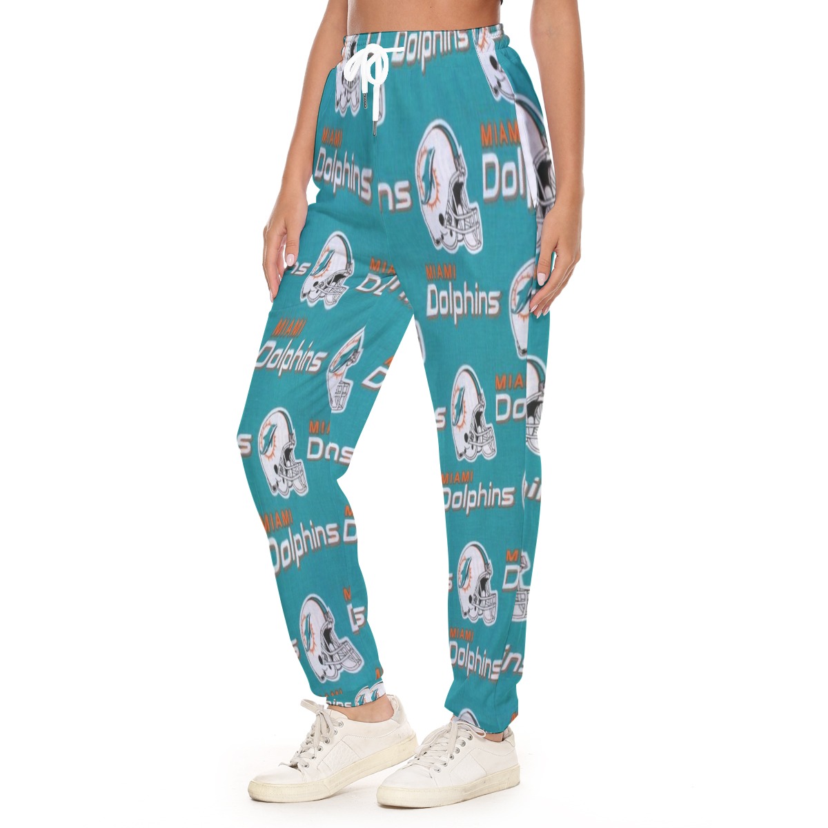 Miami Dolphins Zubaz All-Over Print Women's Casual Pants - Image 3