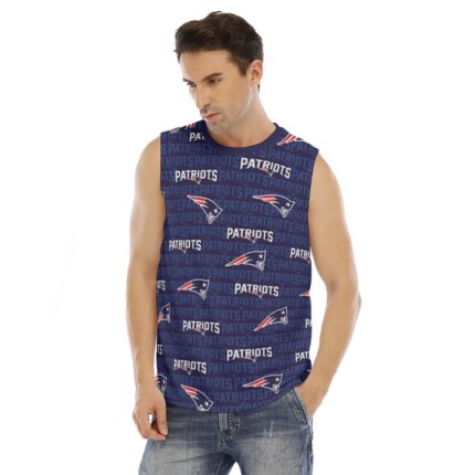 New England Patriots All-Over Print Men's O-neck Tank Top
