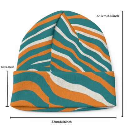 Miami Dolphins Zubaz All-Over Print Knitted Hat