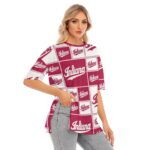 1 Indiana Bloomington - Hoosiers Women's Short Sleeves T-shirt With Hem Split