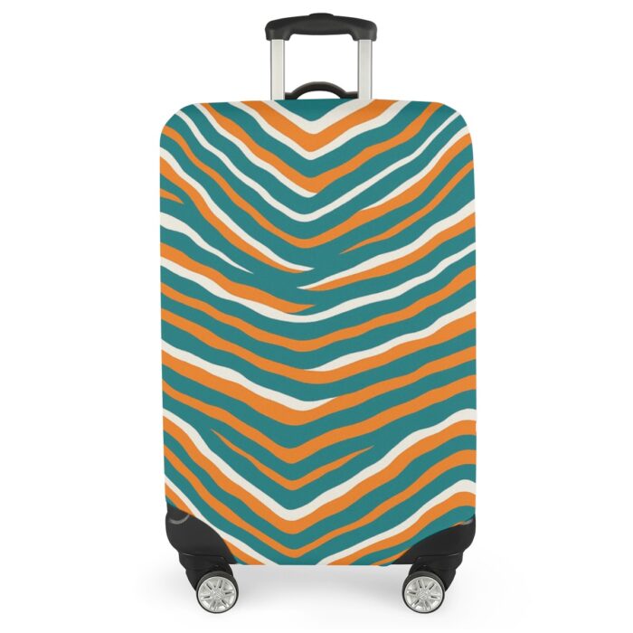 Miami Dolphins Zubaz All-over Print Luggage Cover - Image 1
