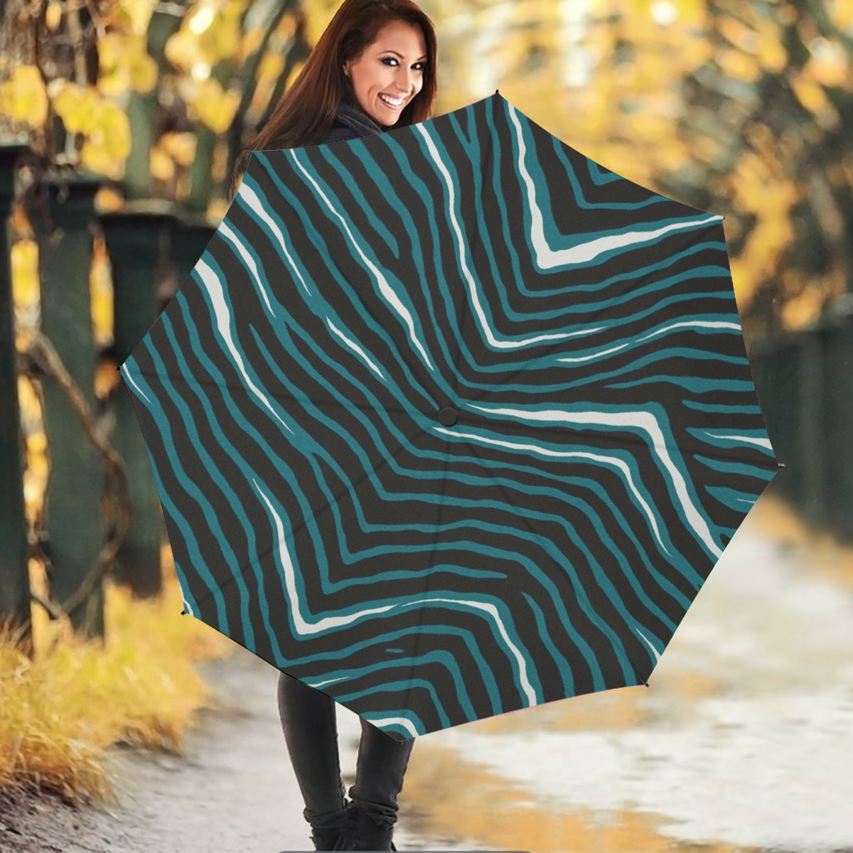 Philadelphia Eagles Zubaz Umbrella