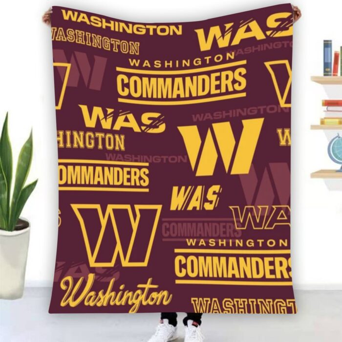 Washington Commanders Flannel Blanket - Image 1