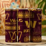 Washington Commanders 20OZ Straight Cup With Sliding Lid - Image 6