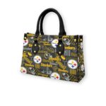 Pittsburgh Steelers Zubaz Women's Tote Bag With Black Handle - Image 4