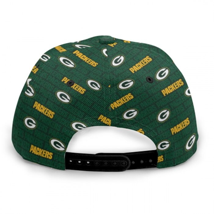 Green Bay Packers Baseball Cap With Flat Brim - Image 1